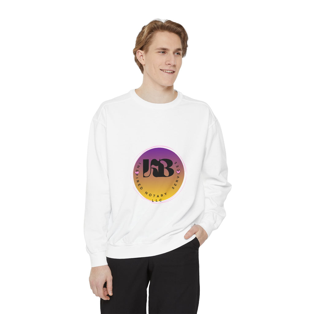 Sunset Gradient Circle Logo Sweatshirt | Retro F3 Badge