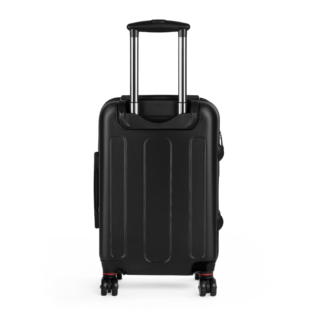 Love Is Gold Carry-On Suitcase – White & Gold Romantic Travel Luggage